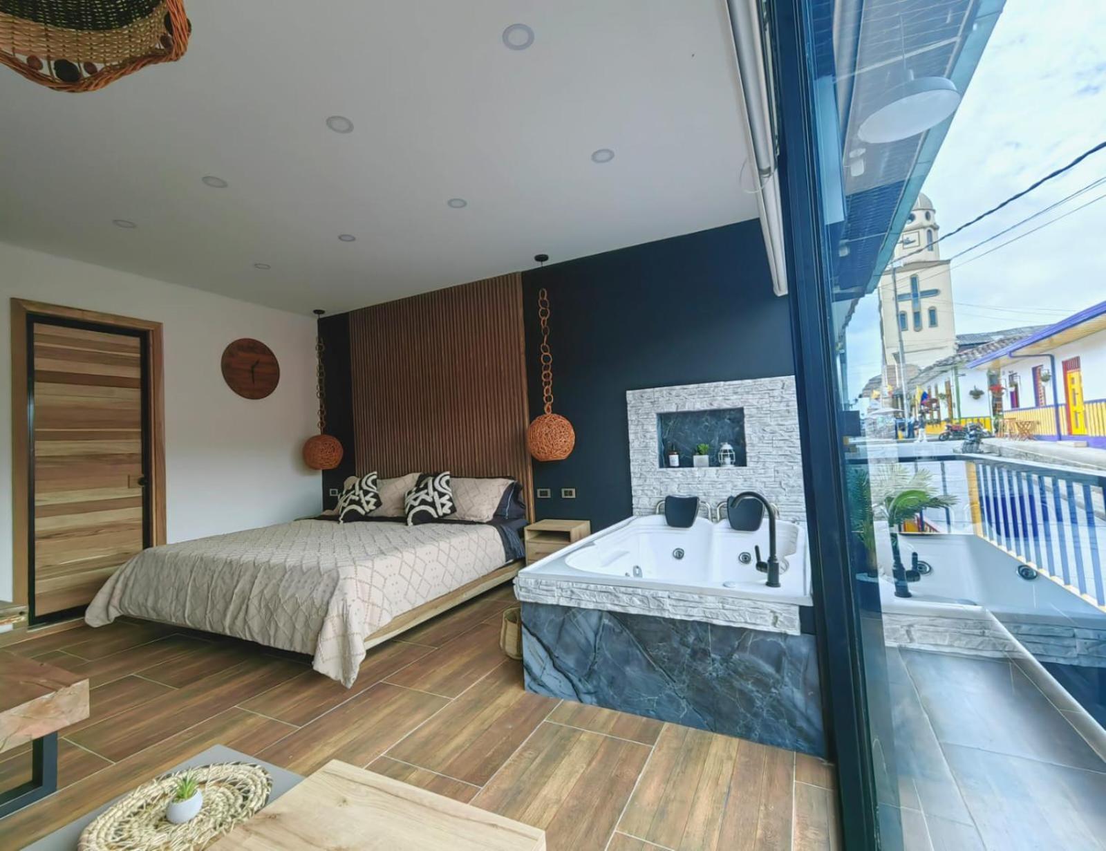 Habitacion Deluxe 2 Con Jacuzzi A 20 Mt Del Parque Salento Exterior photo